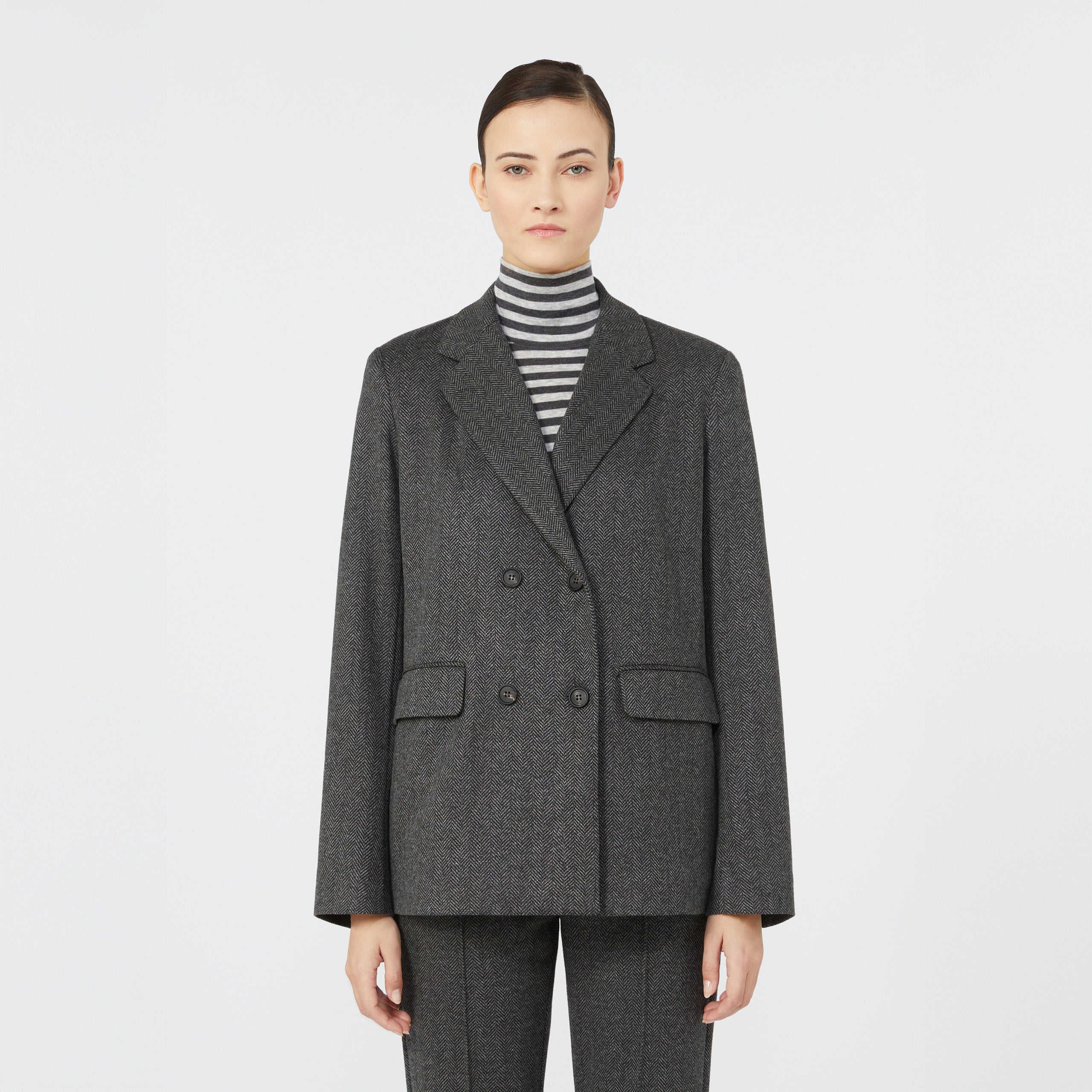 Albania Blazer - Black Jaquard