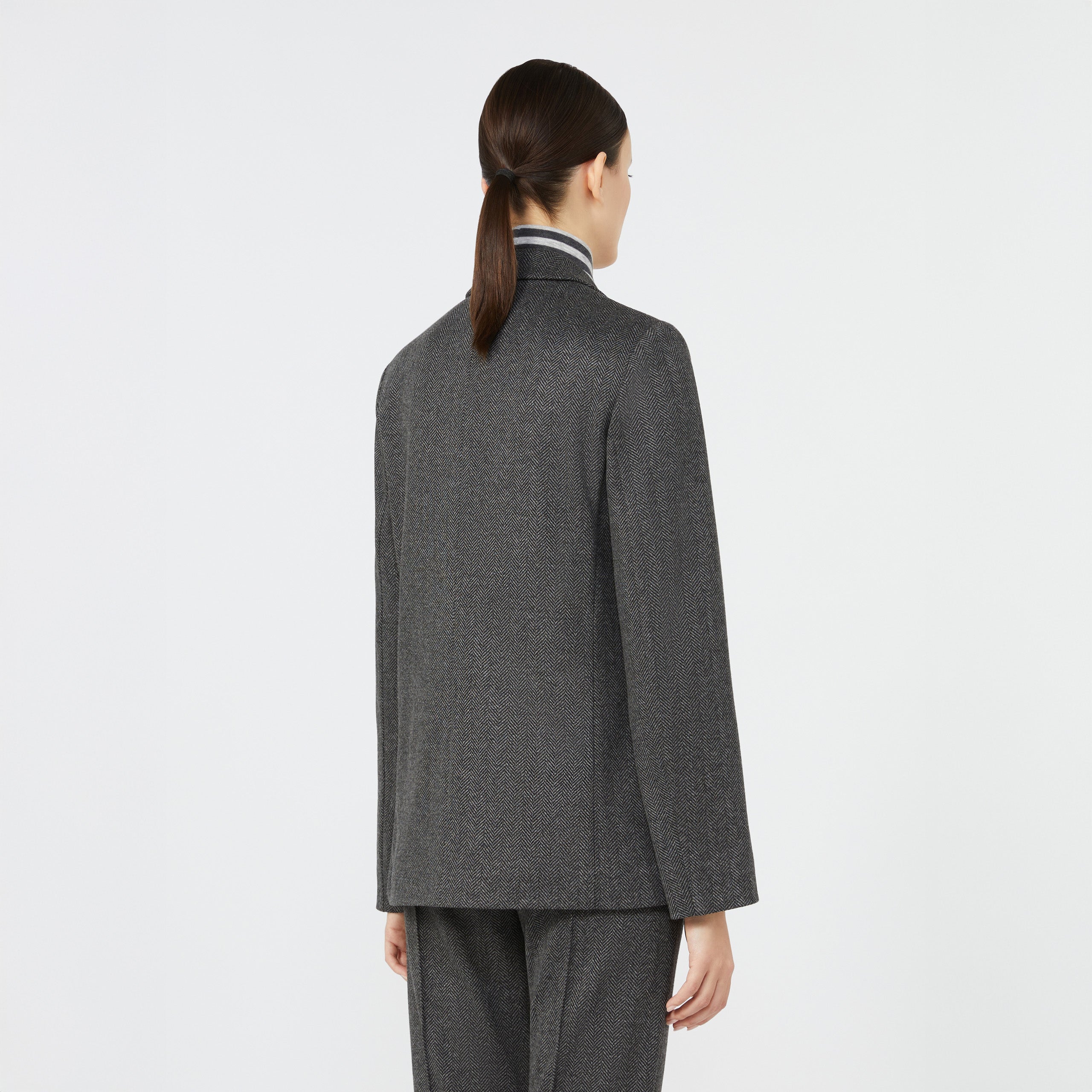 Albania Blazer - Black Jaquard