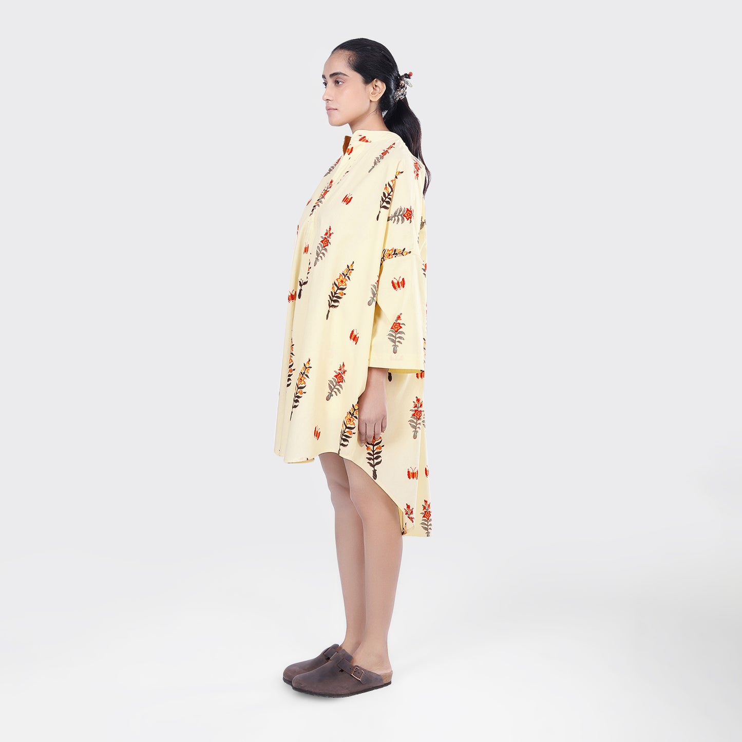 Aneek Shirt Dress, Block Print 138