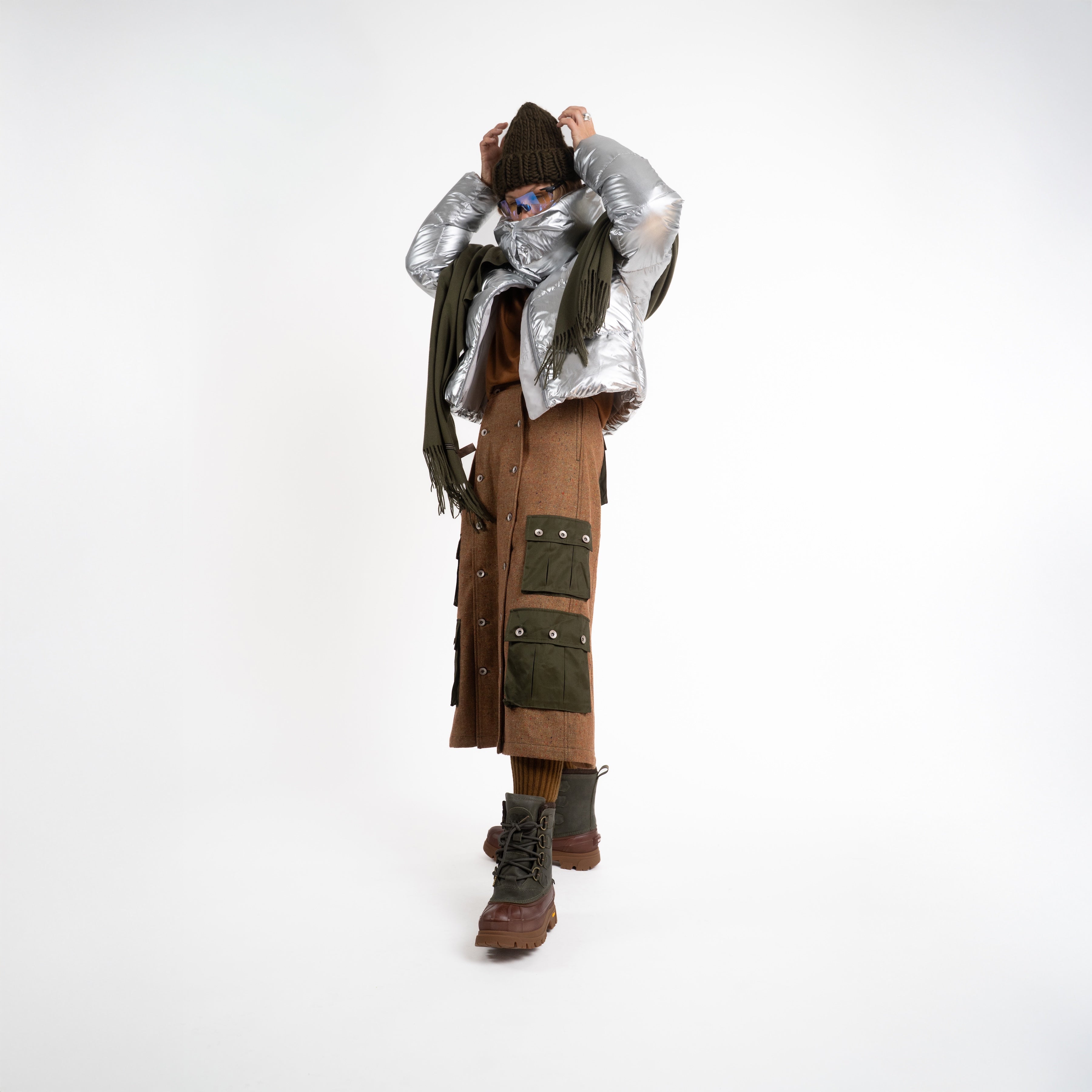 Sorel X Barbour Caribou Horizon™ GTX - Alpine Tundra/Gum 10