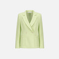 W Double Breasted Bicolor Blazer, Apple