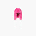 Cher Fluffy Aviator Hat, Passion Pink