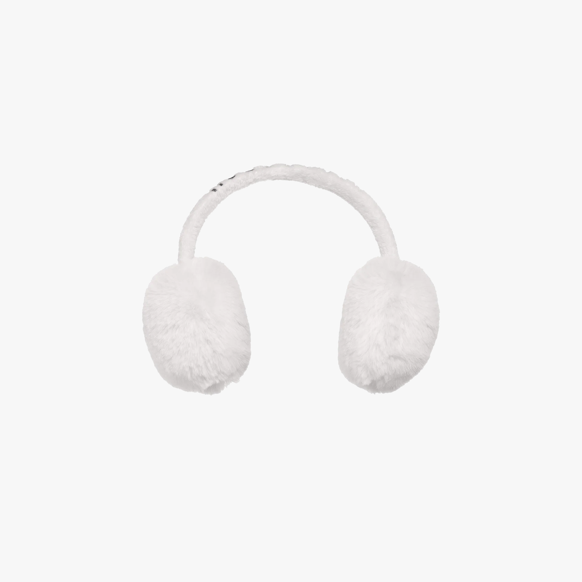 Fluffy Ear Warmers, White