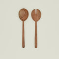 Hand Carved Wood Serving Set