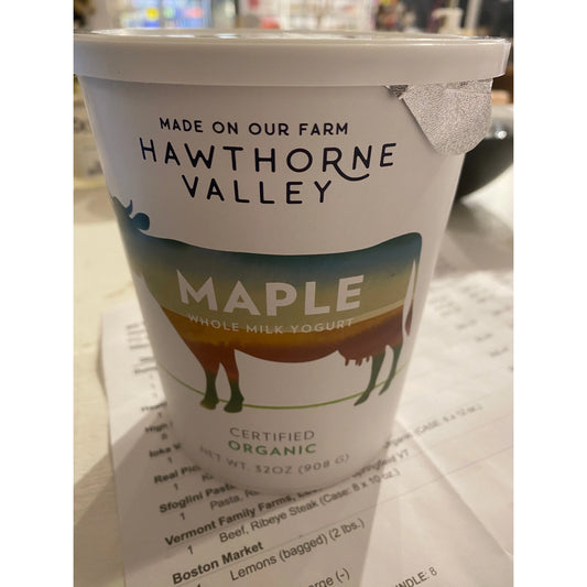 Maple Yogurt - Hawthorne Valley Farm