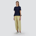 Mix Taffeta Ruffle Back T-Shirt