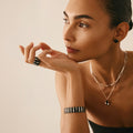Isadora Striped Ring