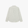 Kristian Linen B.D. Shirt, Light Ivory/Lichen Green