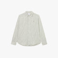 Kristian Linen B.D. Shirt, Light Ivory/Lichen Green
