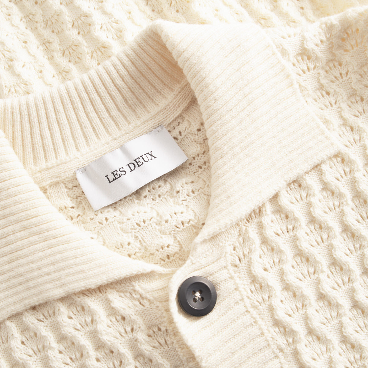 トップス steaf ORYX KNIT SHIRT (HORN BEIGE) steaf ORYX KNIT SHIRT (HORN BEIGE)