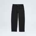 The North Face M North Dome Wind Pant in black features an adjustable waistband and zipper pockets, displayed on a plain white background.