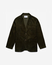 Neddick Corduroy Jacket - Green Black Forest