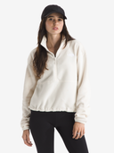 Women's Glacier Fleece ½-Zip Short Jacket - White Dune