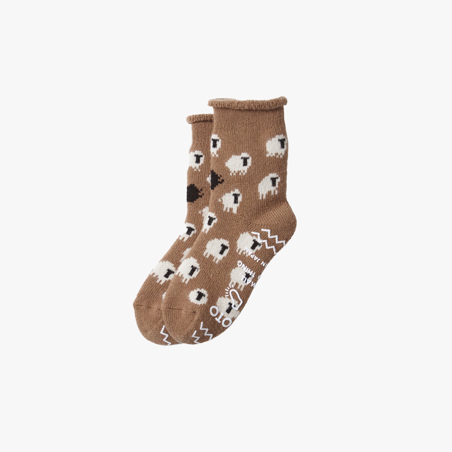 Pile Room Socks "Sheeps" - Brown