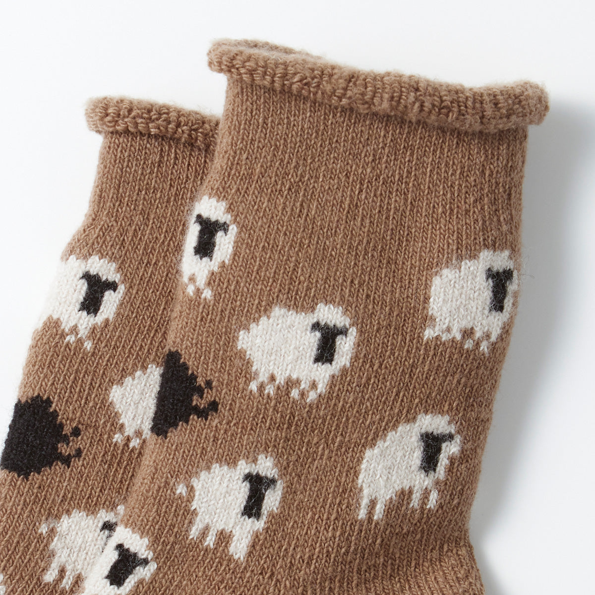 Pile Room Socks "Sheeps" - Brown