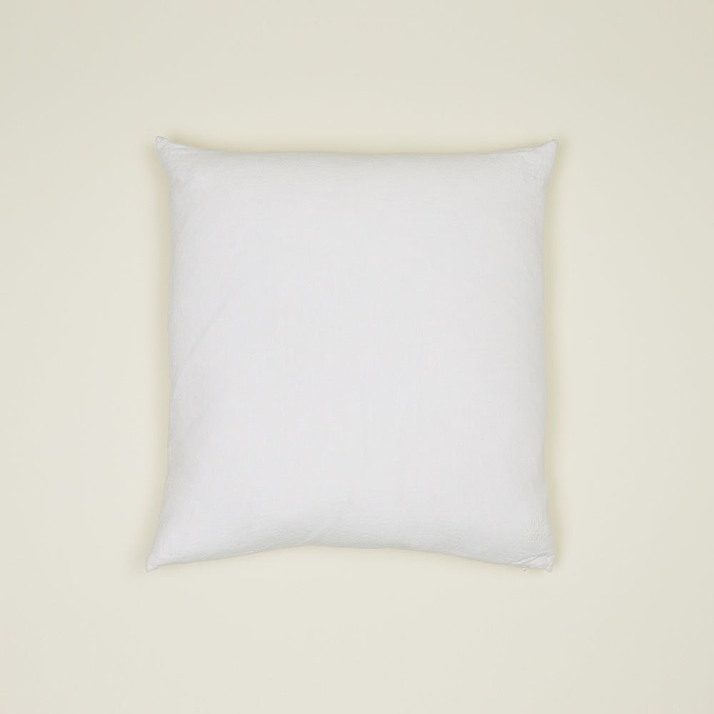 Simple Linen Pillow 22x22, White