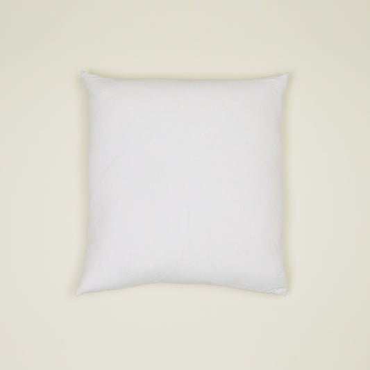 Simple Linen Pillow 22x22, White