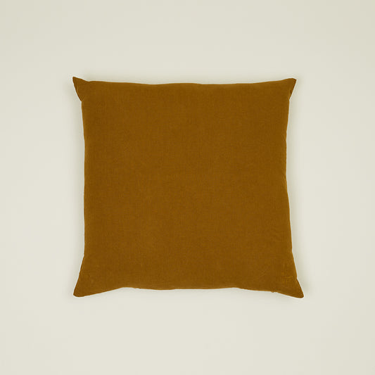 Simple Linen Pillow 22x22, Bronze