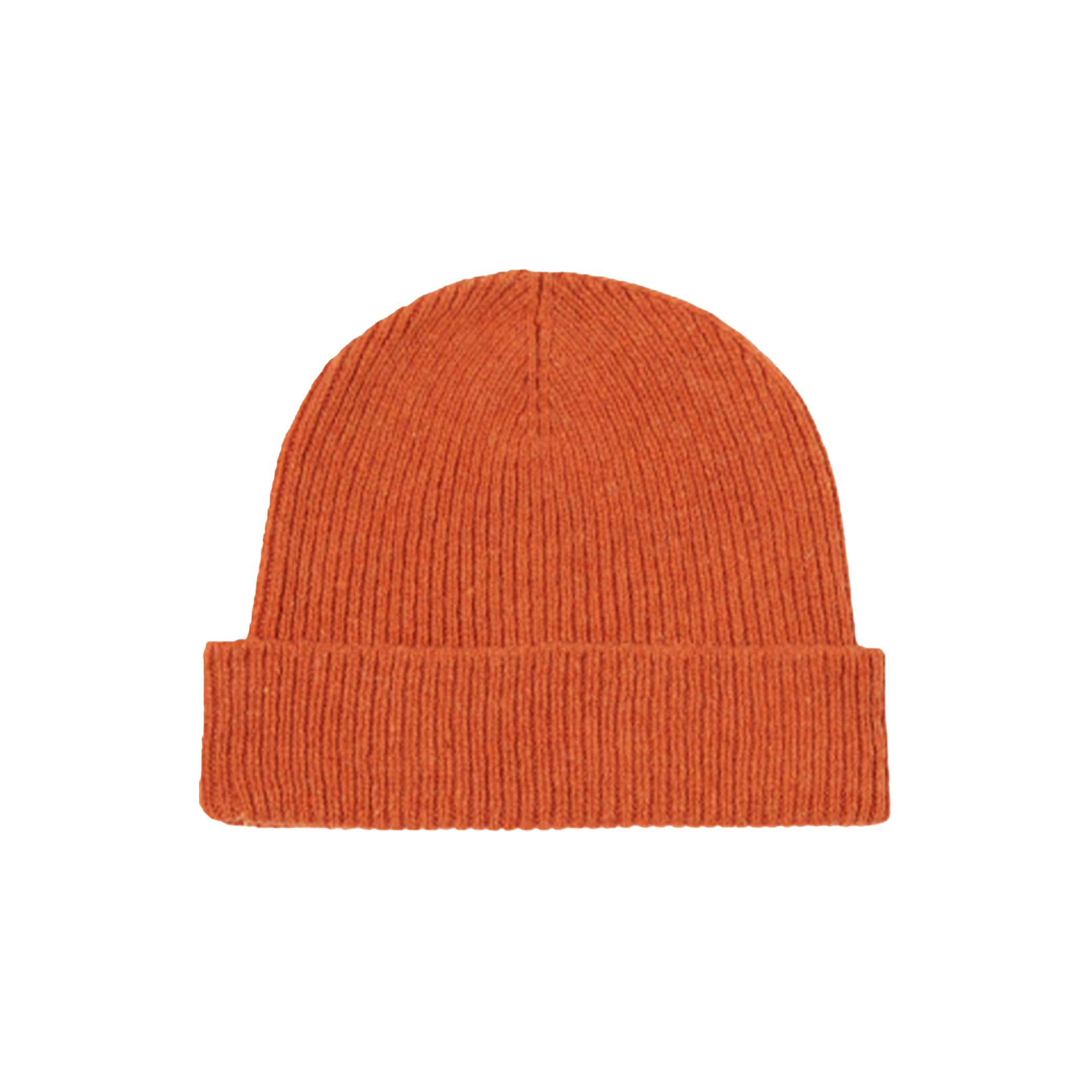 Wool Cashmere Watch Cap, Orange