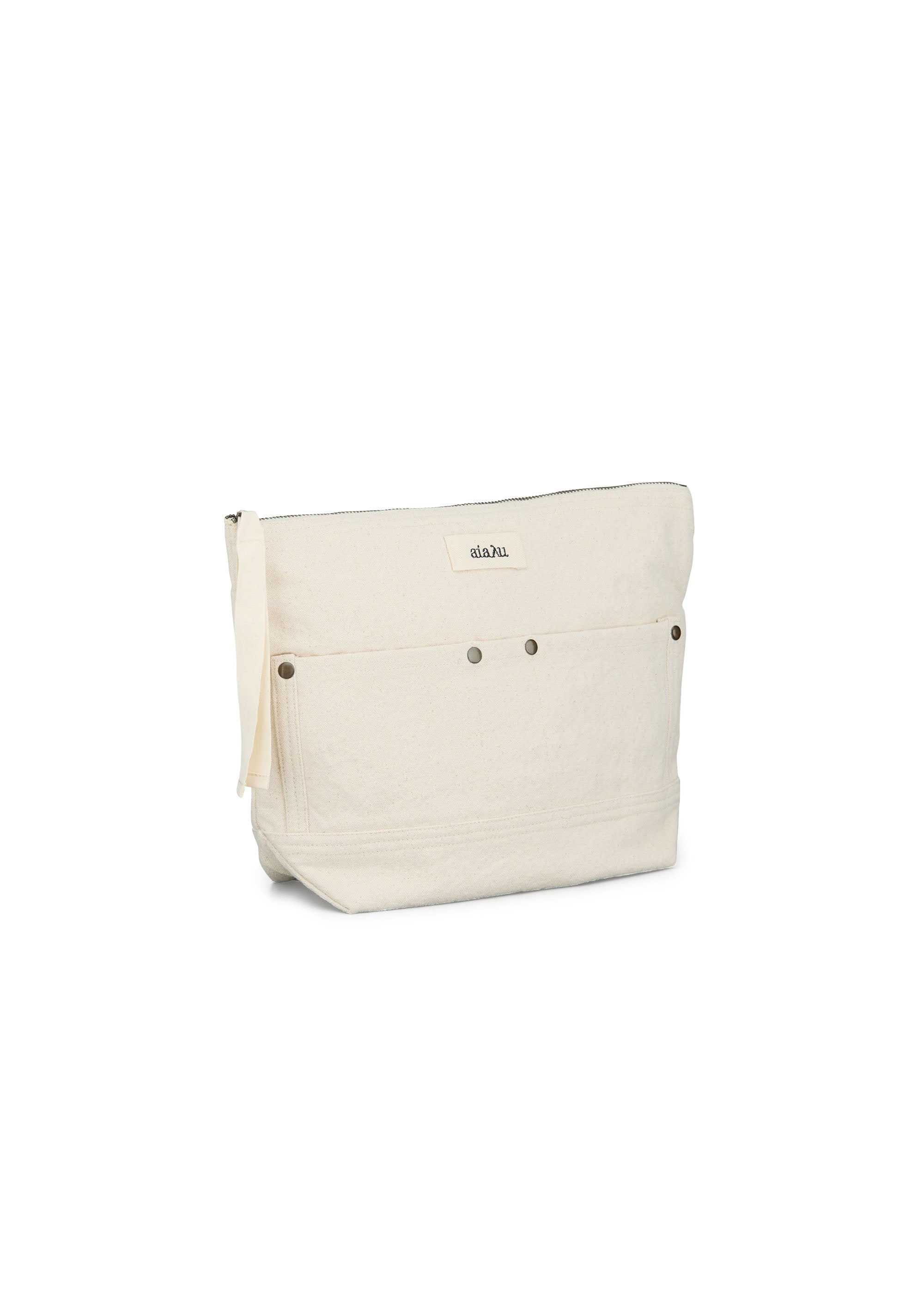 Aiayu U Bags ecru Canvas Pouch Pocket