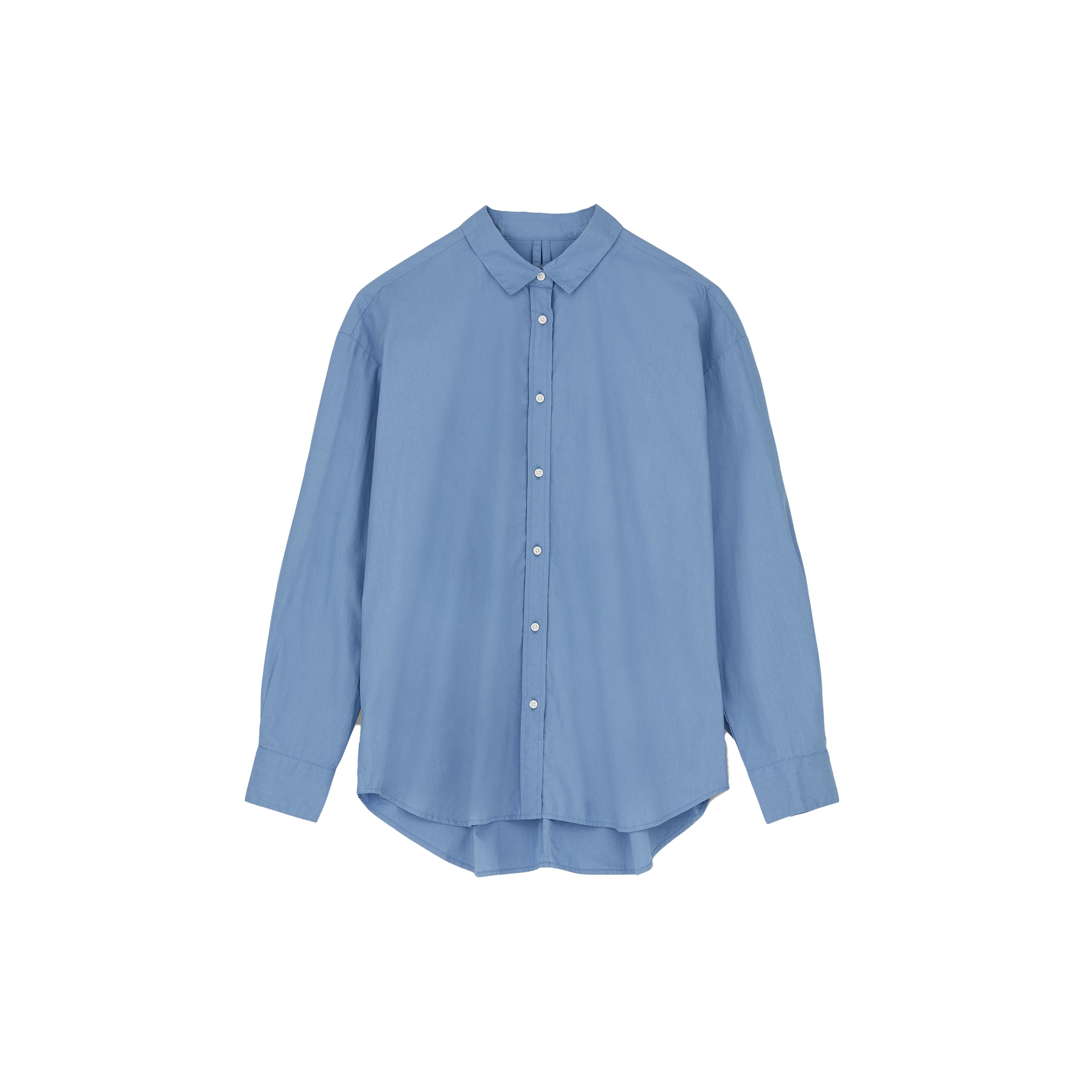 Aiayu W LS Button Down Shirt Blue / XS Classic Chetna Cotton Shirt