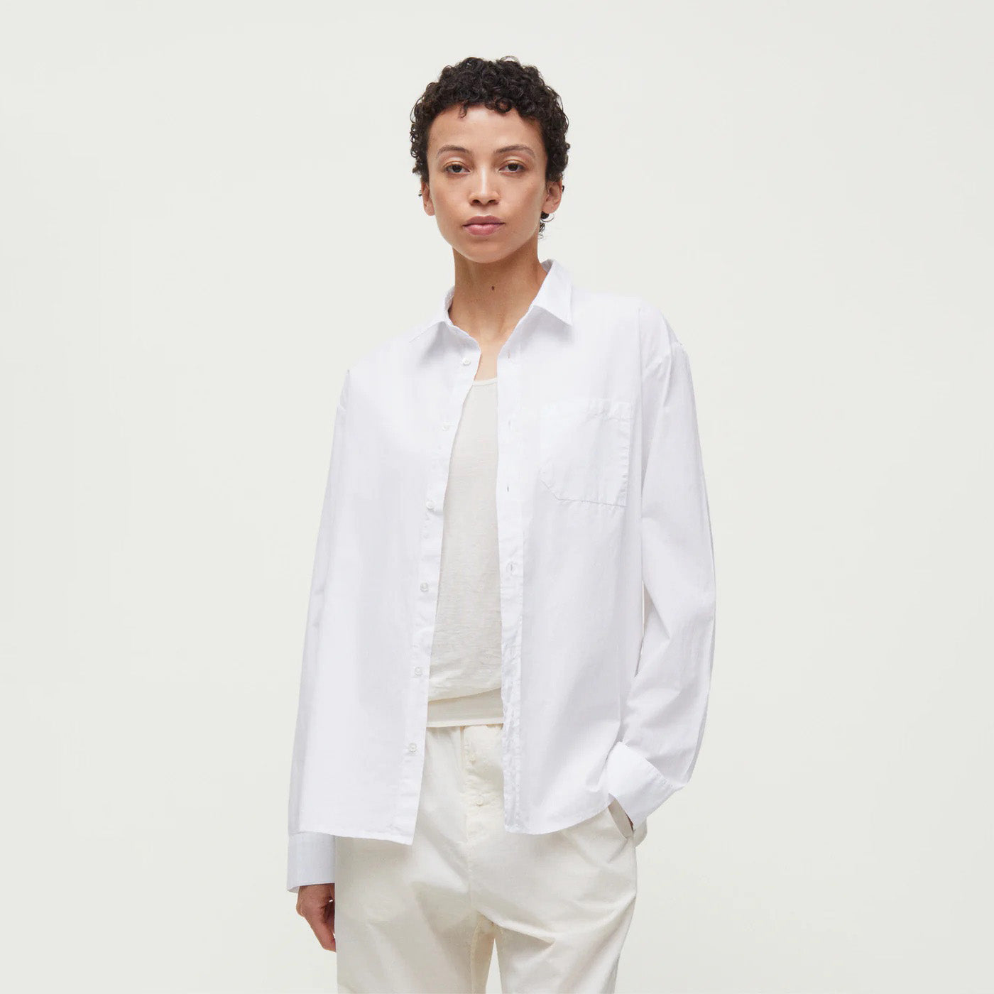 Aiayu W LS Button Down Shirt Classic Chetna Cotton Shirt