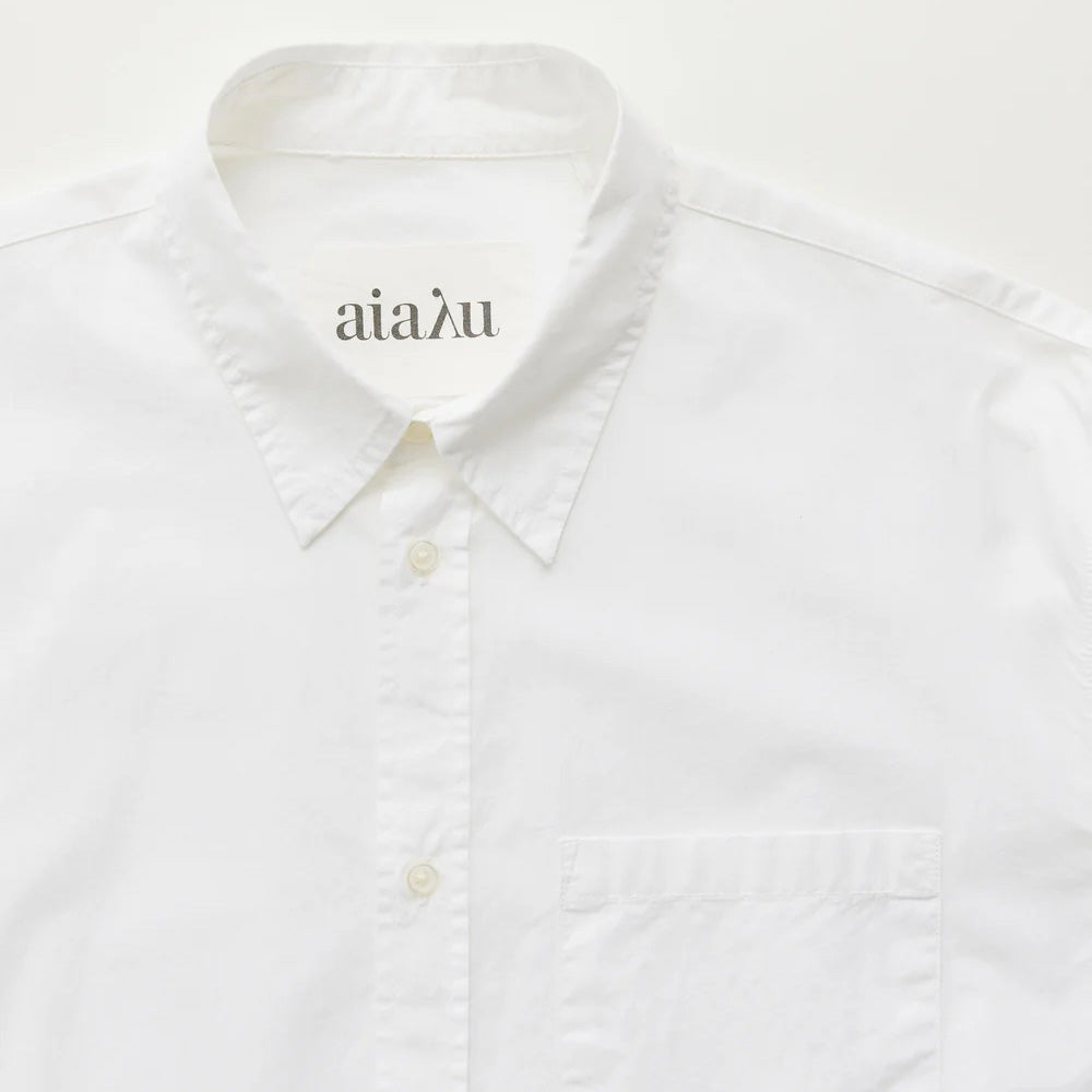 Aiayu W LS Button Down Shirt Classic Chetna Cotton Shirt