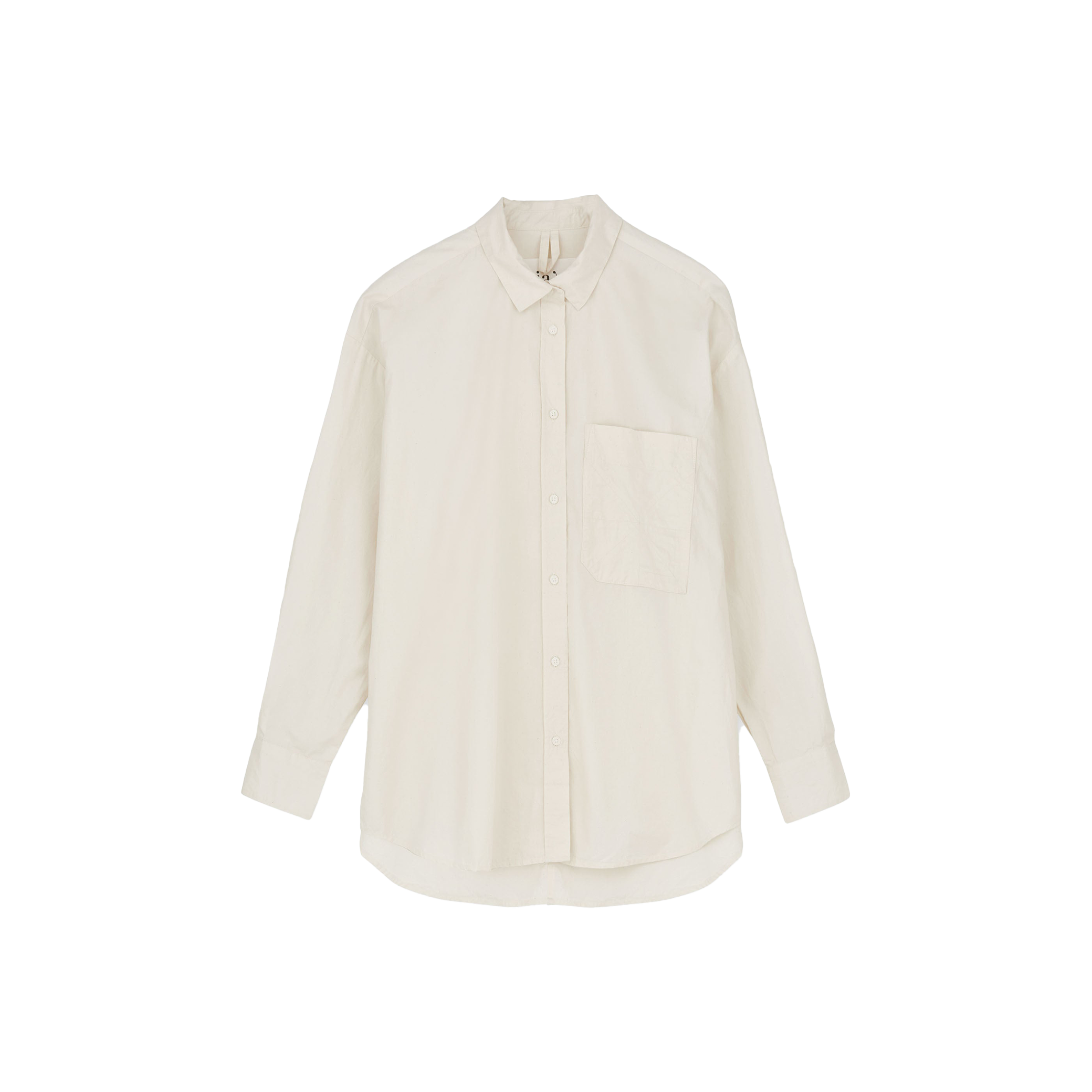 Aiayu W LS Button Down Shirt Ecru / XS Shirt Quilt