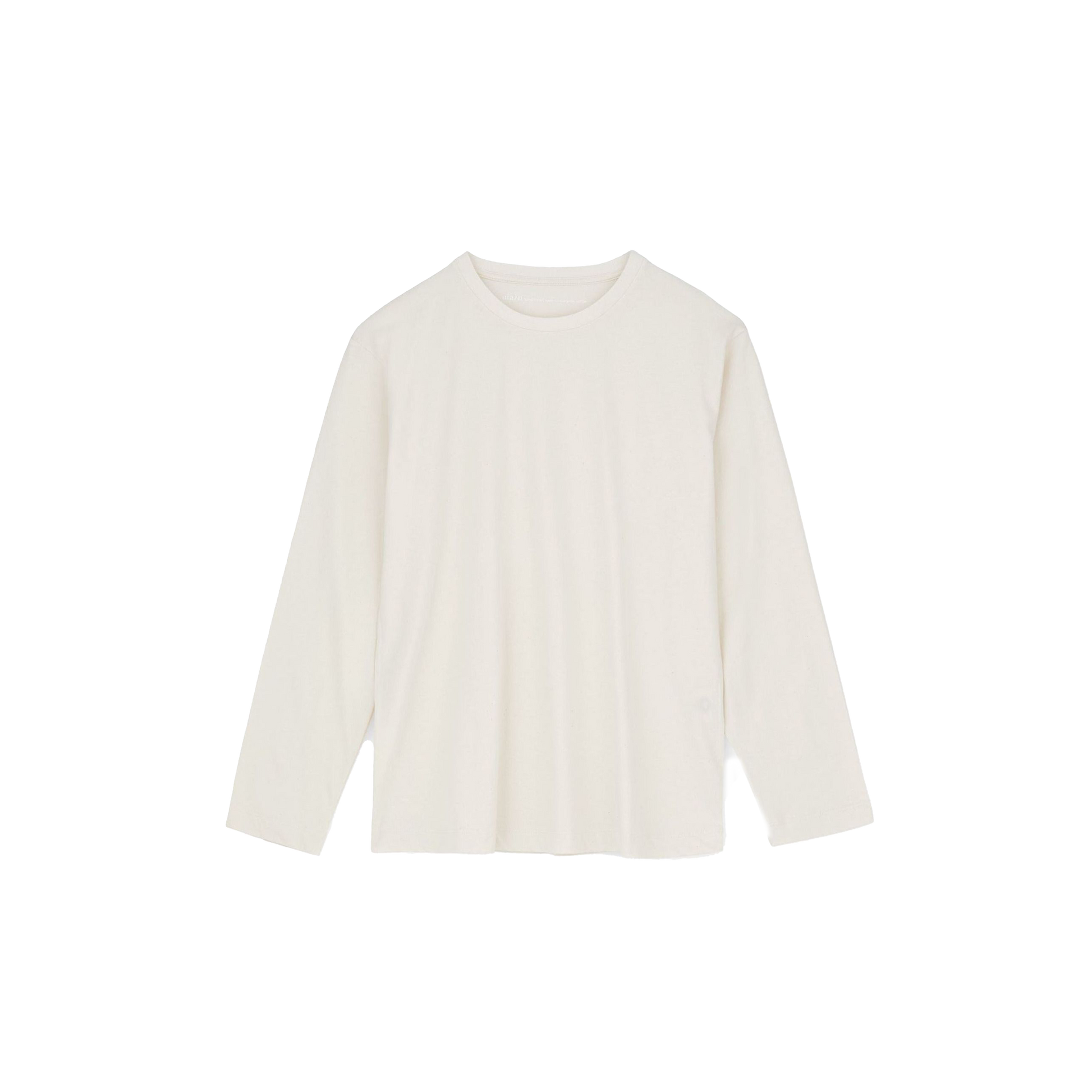 Aiayu W LS T-Shirt Ecru / XS LS Cotton Tee