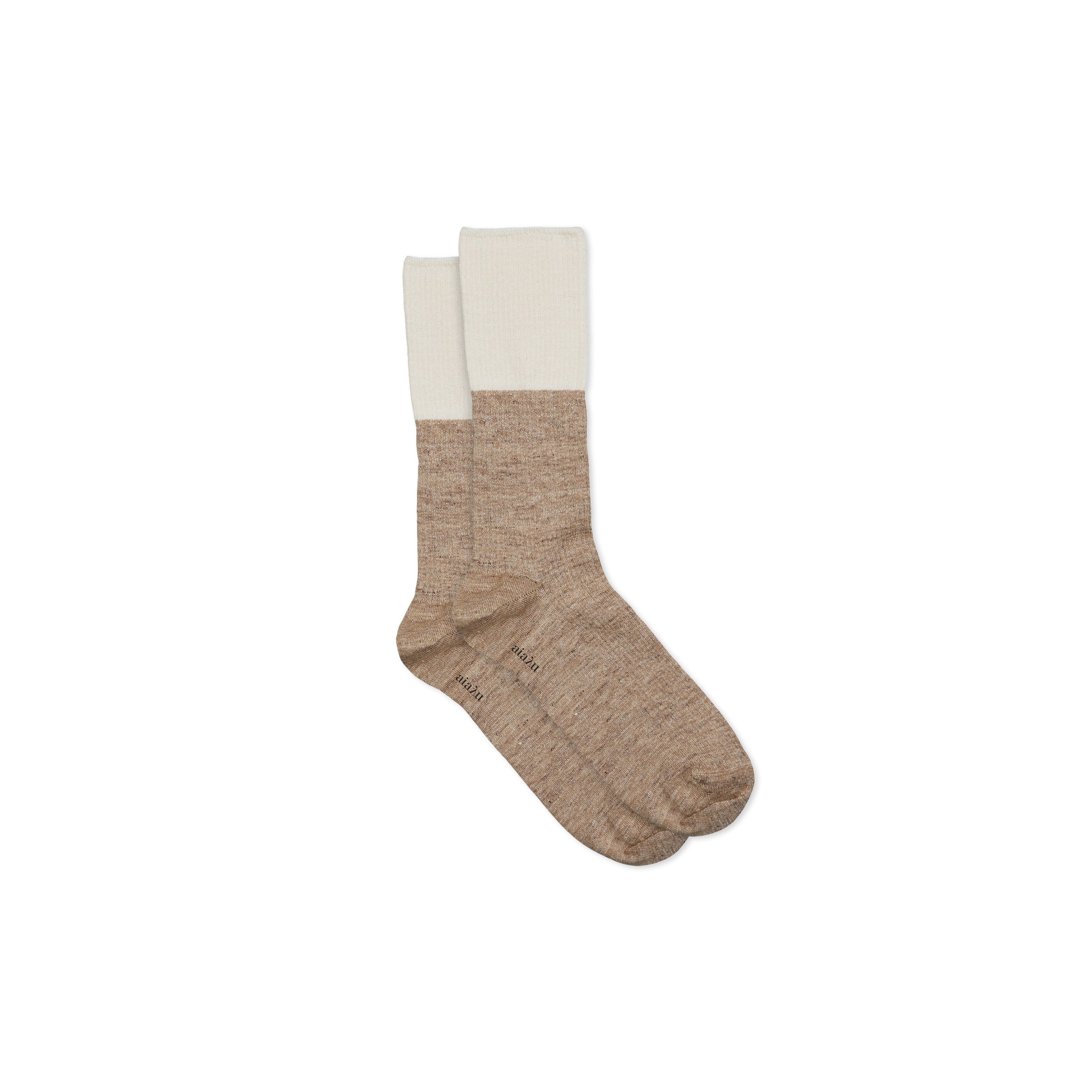 Aiayu W Socks Mix Linen / 36-38 Linen Rib Socks