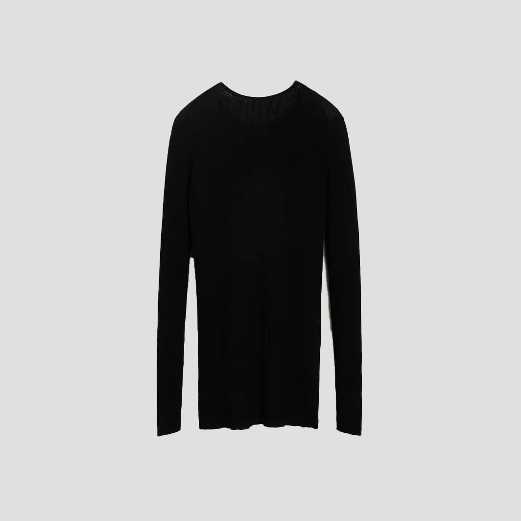 Aiayu W Sweater Black / XS Madigan Ribbed Cashmere LS