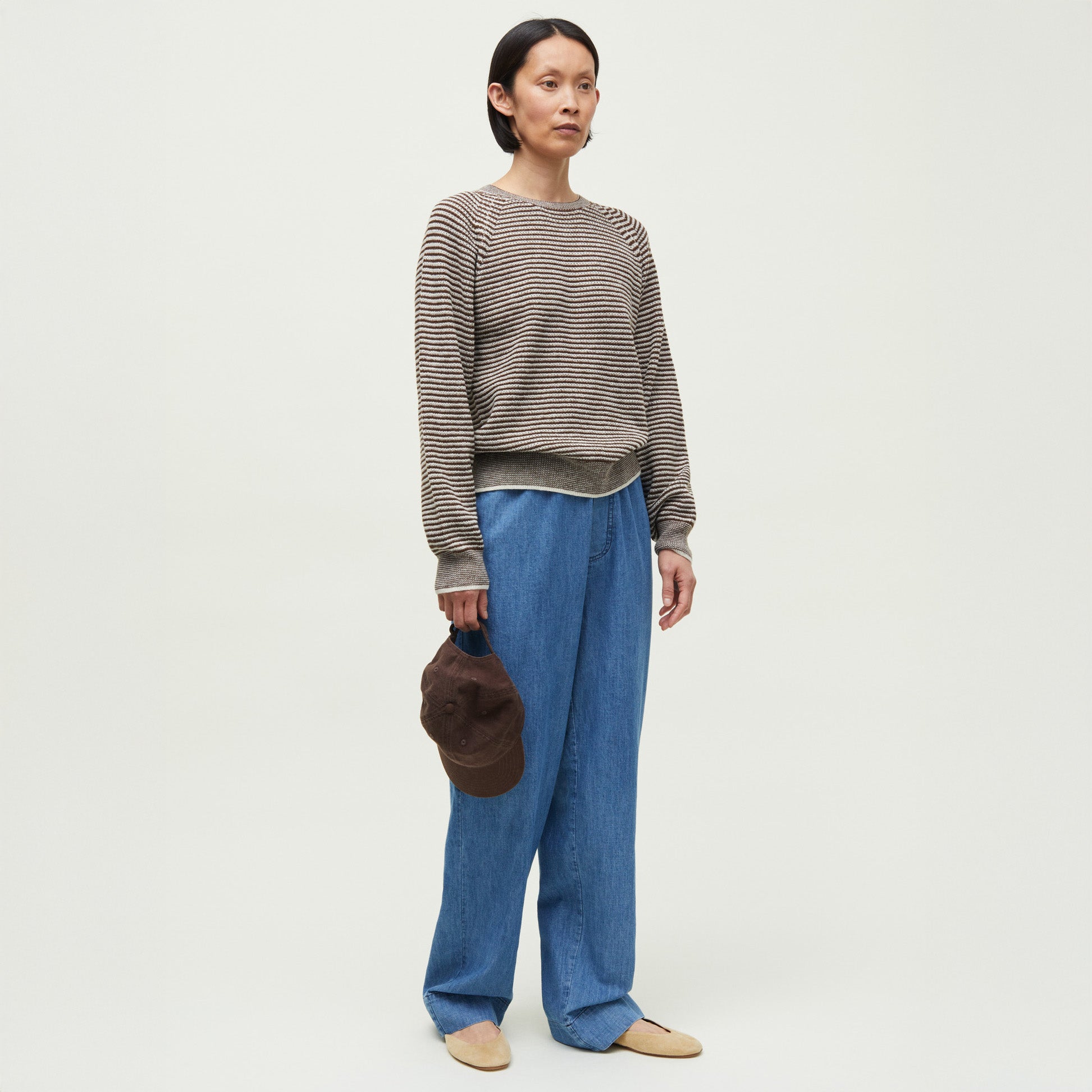 Aiayu W Sweater Suki Striped Sweater