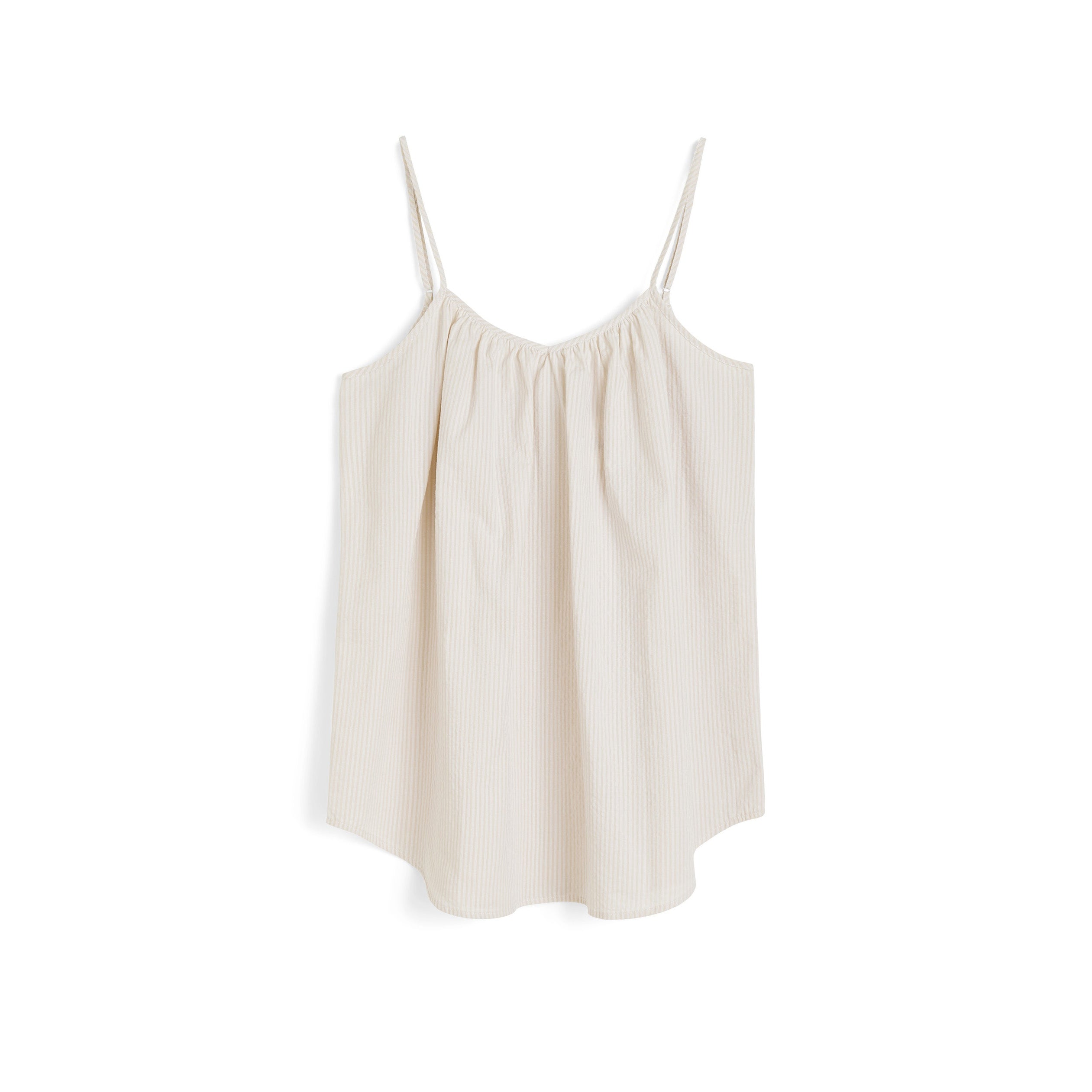 Aiayu W Top Kit / XS Strap Top Long Seersucker