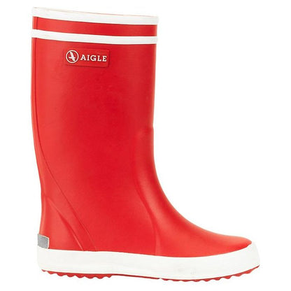 Aigle Kids Footwear K Lolly Pop Rain Boot, Red / White