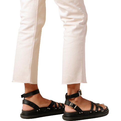 Alohas W Sandals Buckle Up Sandal, Black