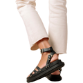 Alohas W Sandals Buckle Up Sandal, Black