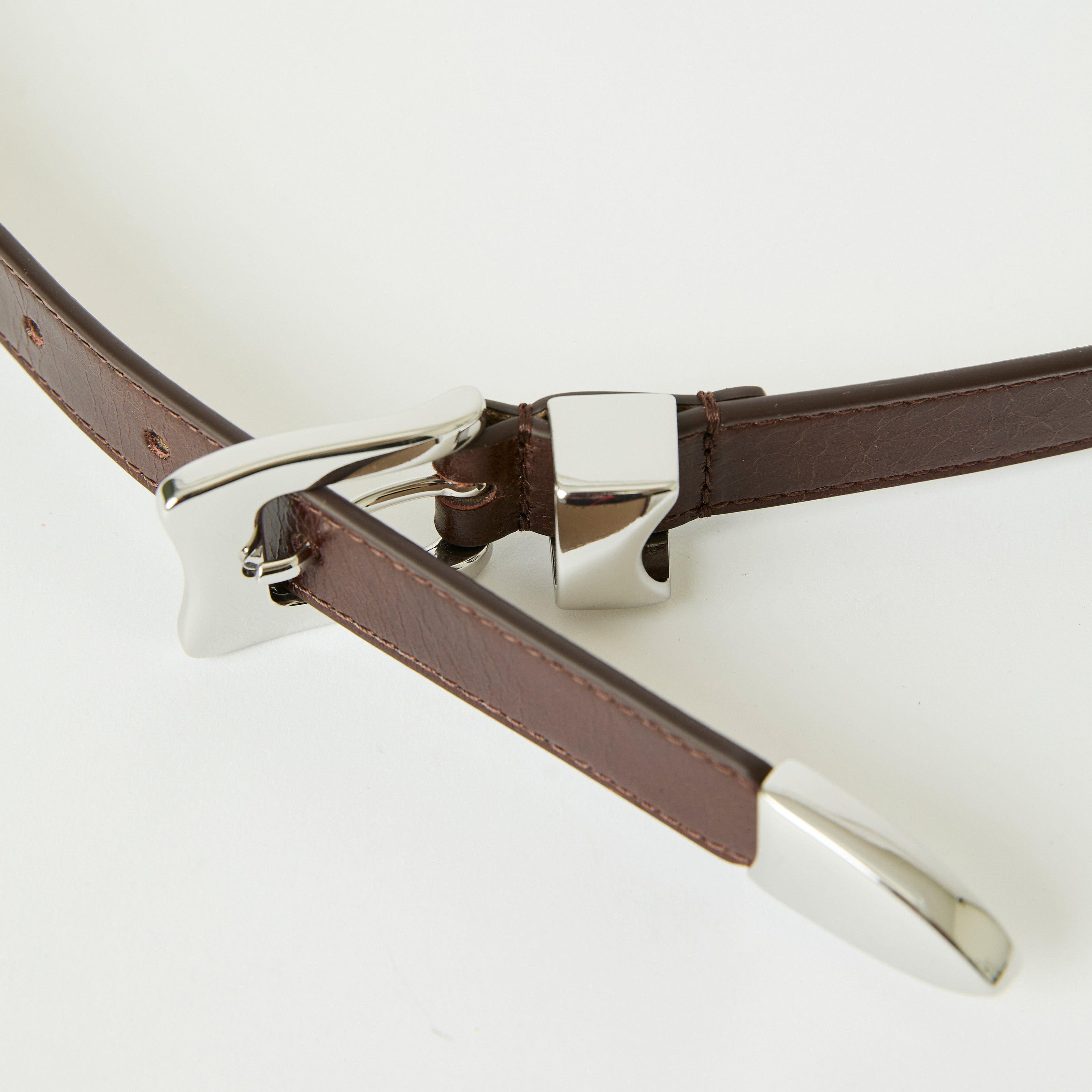 B-low the belt hip belt Aiden Studded Rugous - Sepia Silver