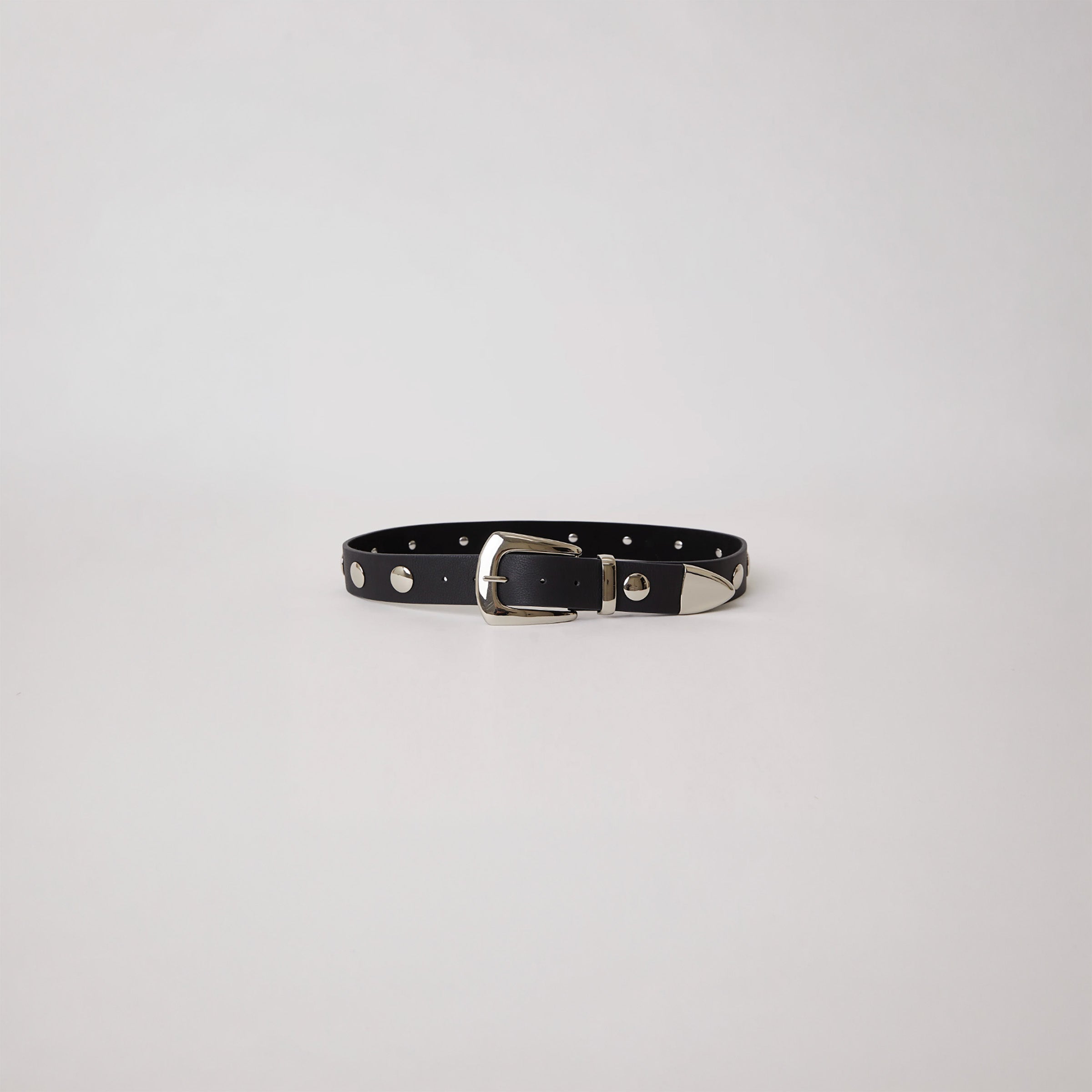 B-low the belt hip belt Black Silver / S Jordana Mini Moto - Black Silver