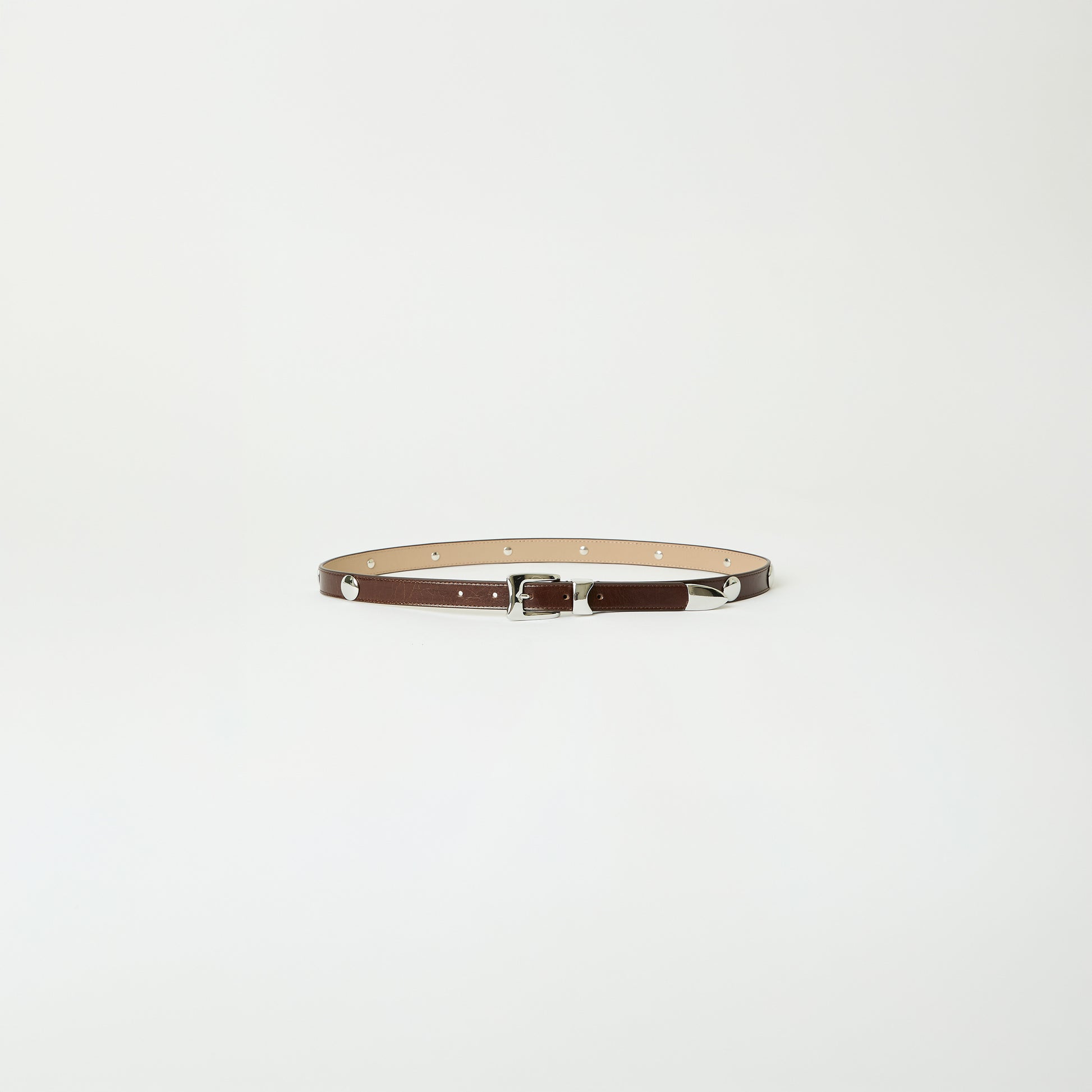 B-low the belt hip belt Sepia Silver / S Aiden Studded Rugous - Sepia Silver