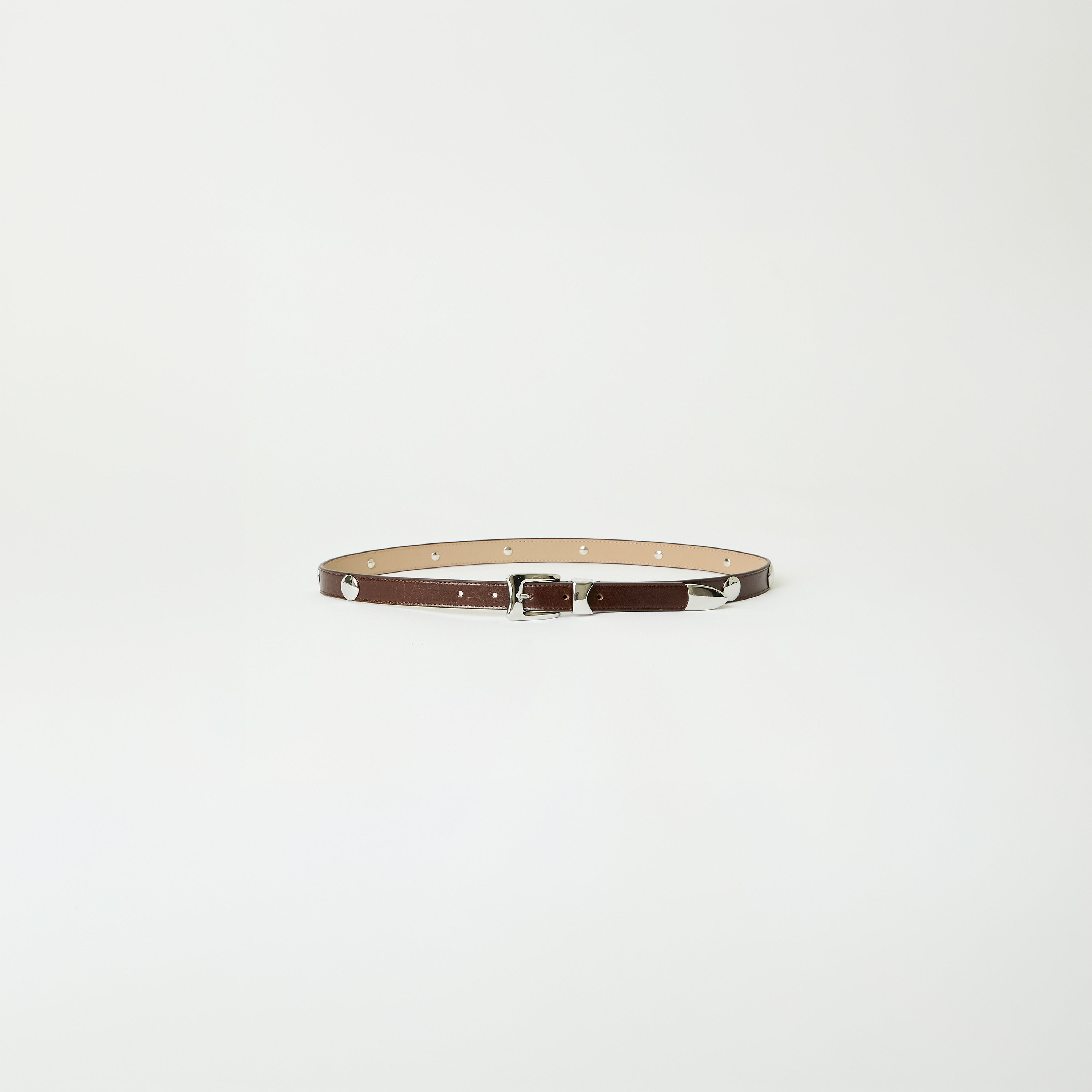 B-low the belt hip belt Sepia Silver / S Aiden Studded Rugous - Sepia Silver