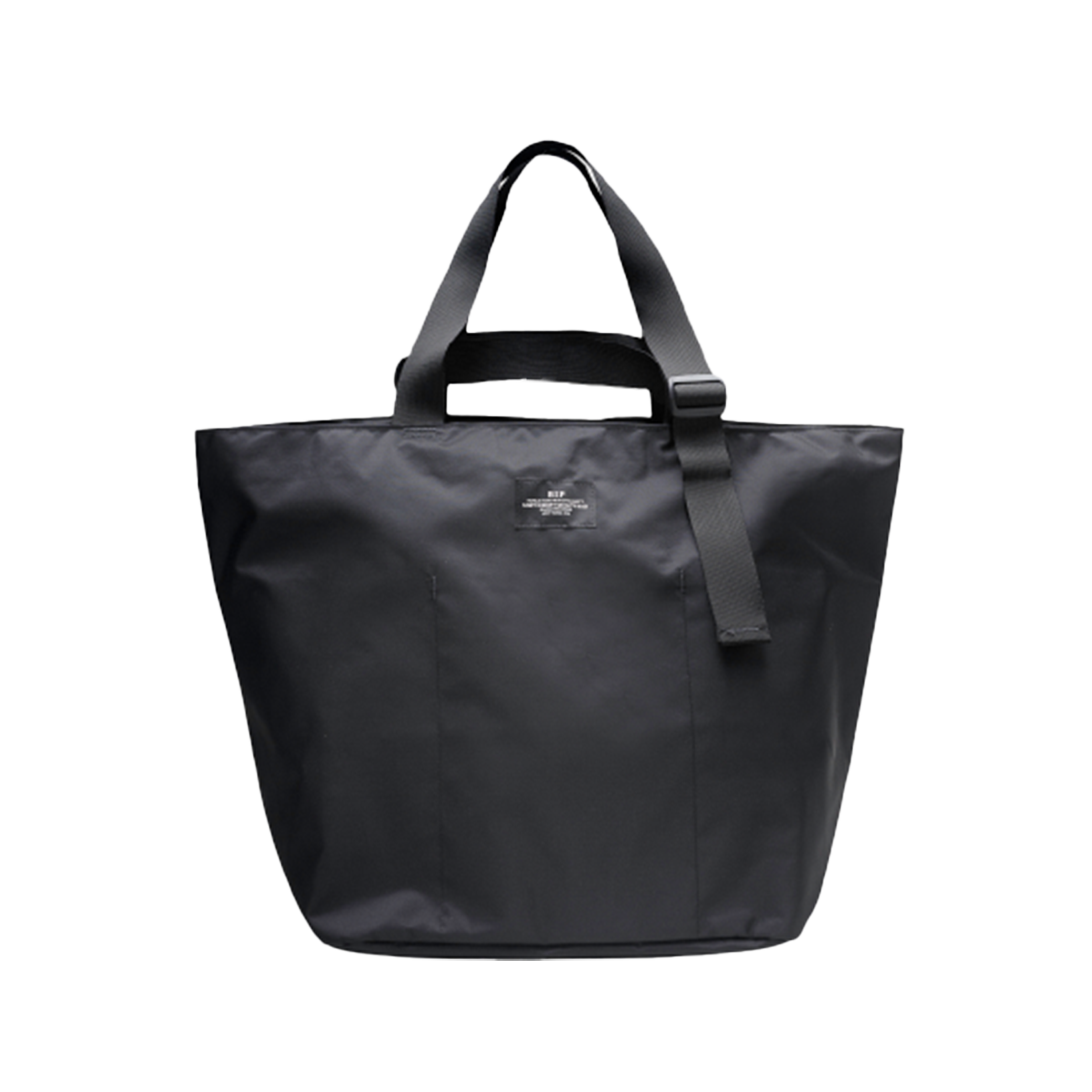 Bags in Progress U Bags Black Large Double Handle Tote