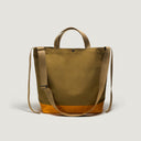 Bags in Progress U Bags New York Tote Medium, Special Edition: Orange/Brown