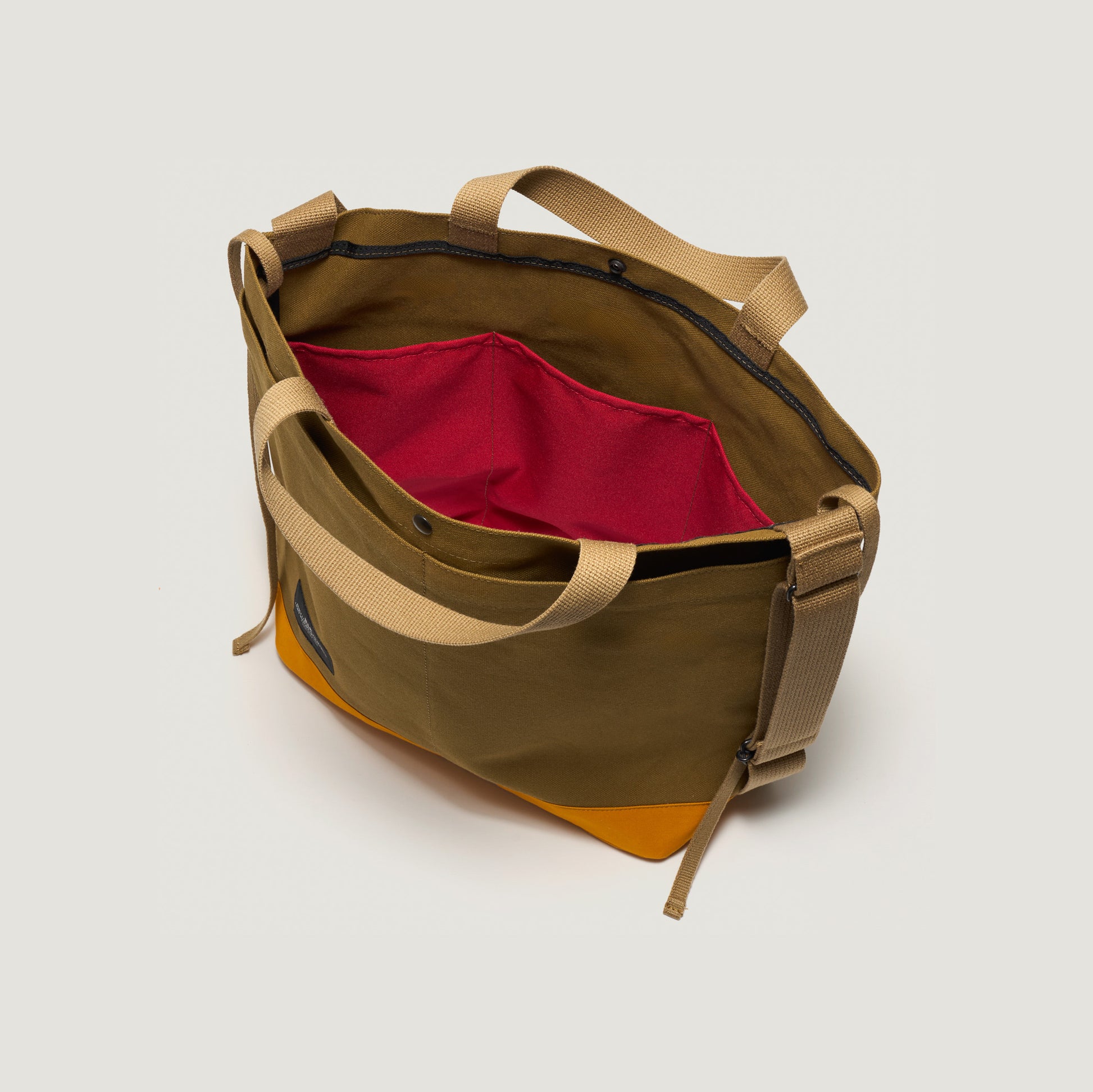 Bags in Progress U Bags New York Tote Medium, Special Edition: Orange/Brown