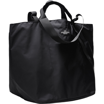 Bags in Progress U Bags One Size Large Double Handle Tote, Black