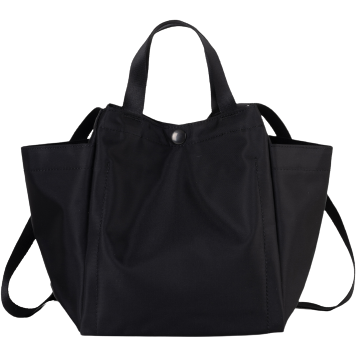 Bags in Progress U Bags One Size Small Side Pocket Tote, Black