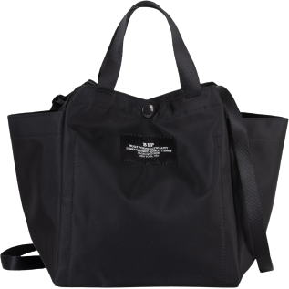 Bags in Progress U Bags One Size Small Side Pocket Tote, Black