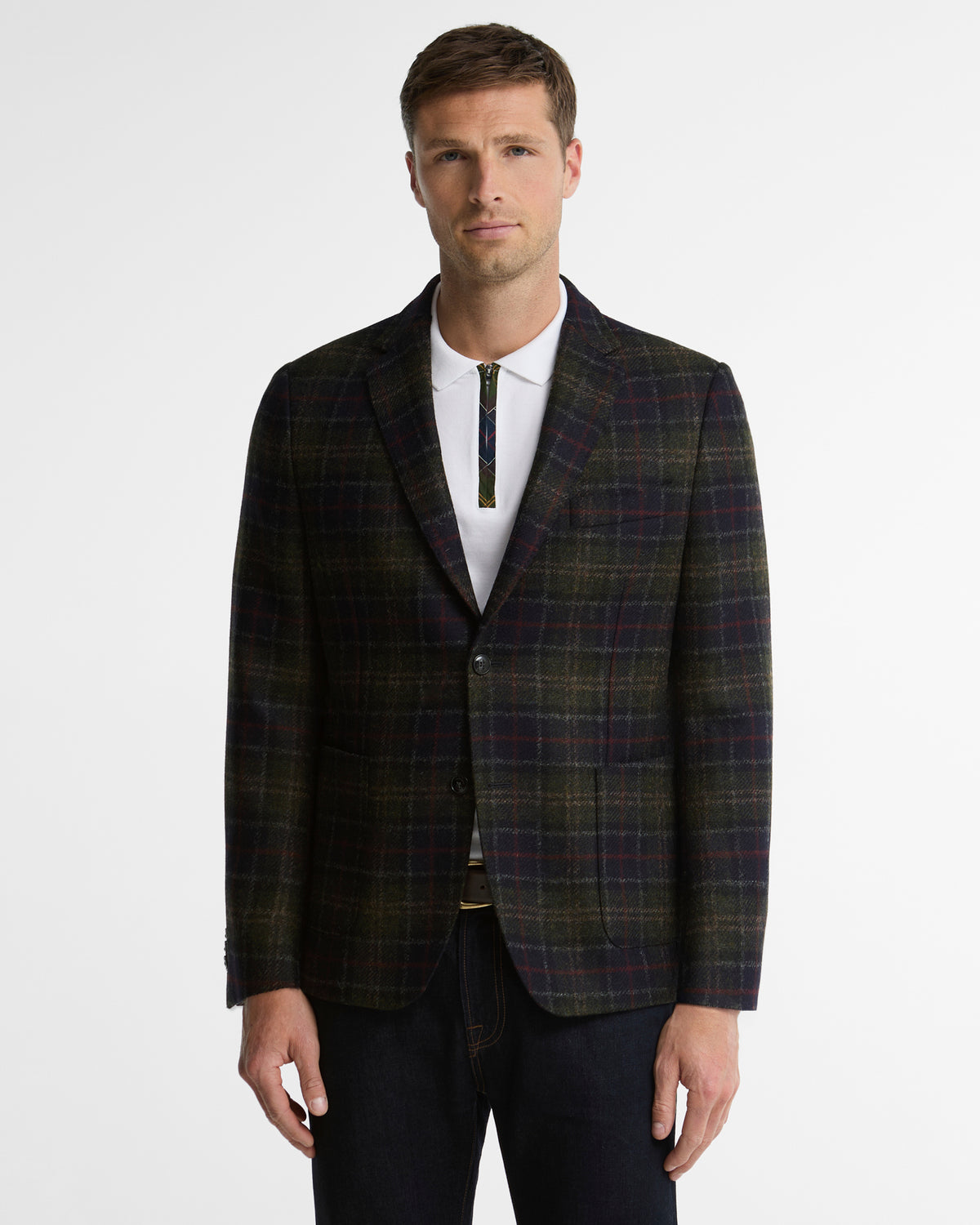 Barbour Blazers Sanders Moons Tartan Blazer - Classic Tartan