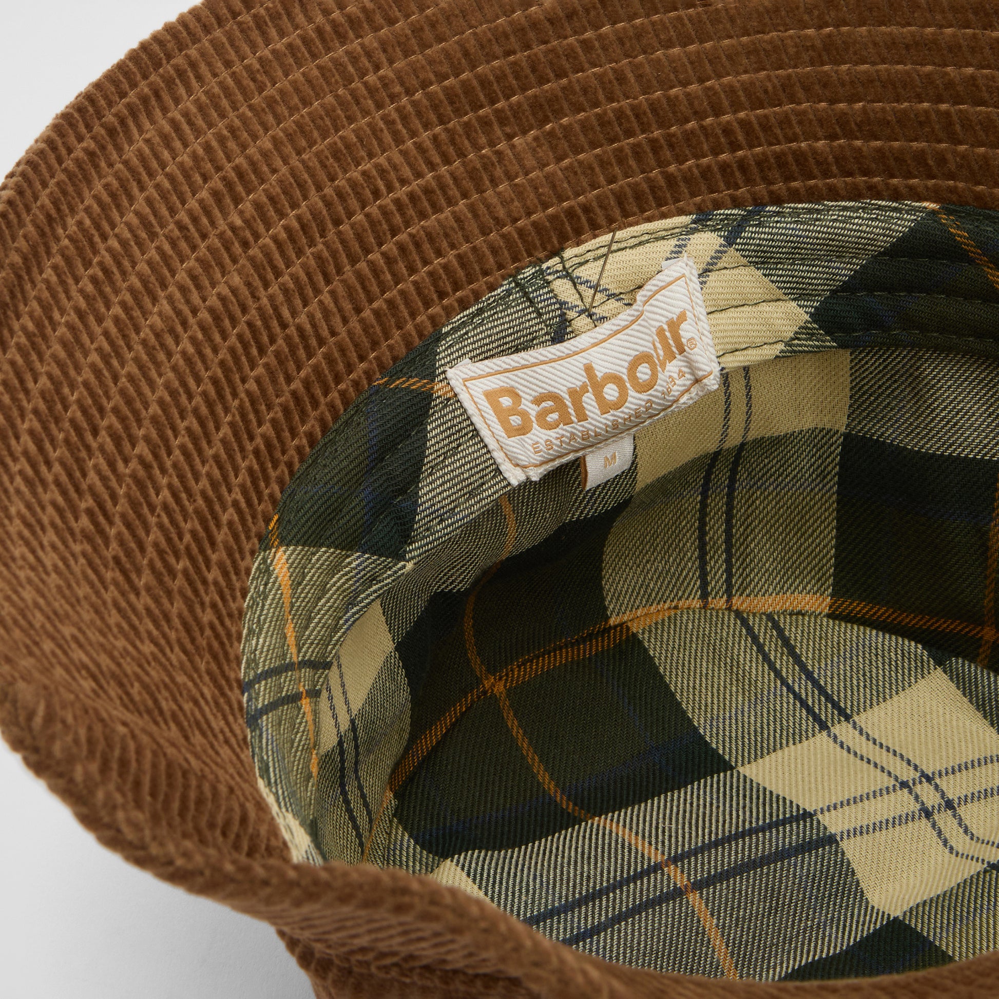 Barbour Bucket Hat Ebberston Hat - Military Brown