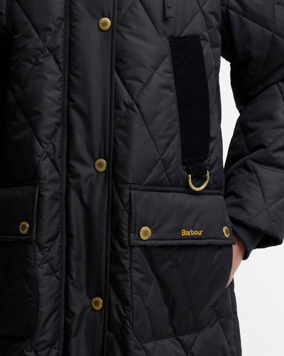 Barbour Coats Rudson Quilted Jacket - Black/Ancient