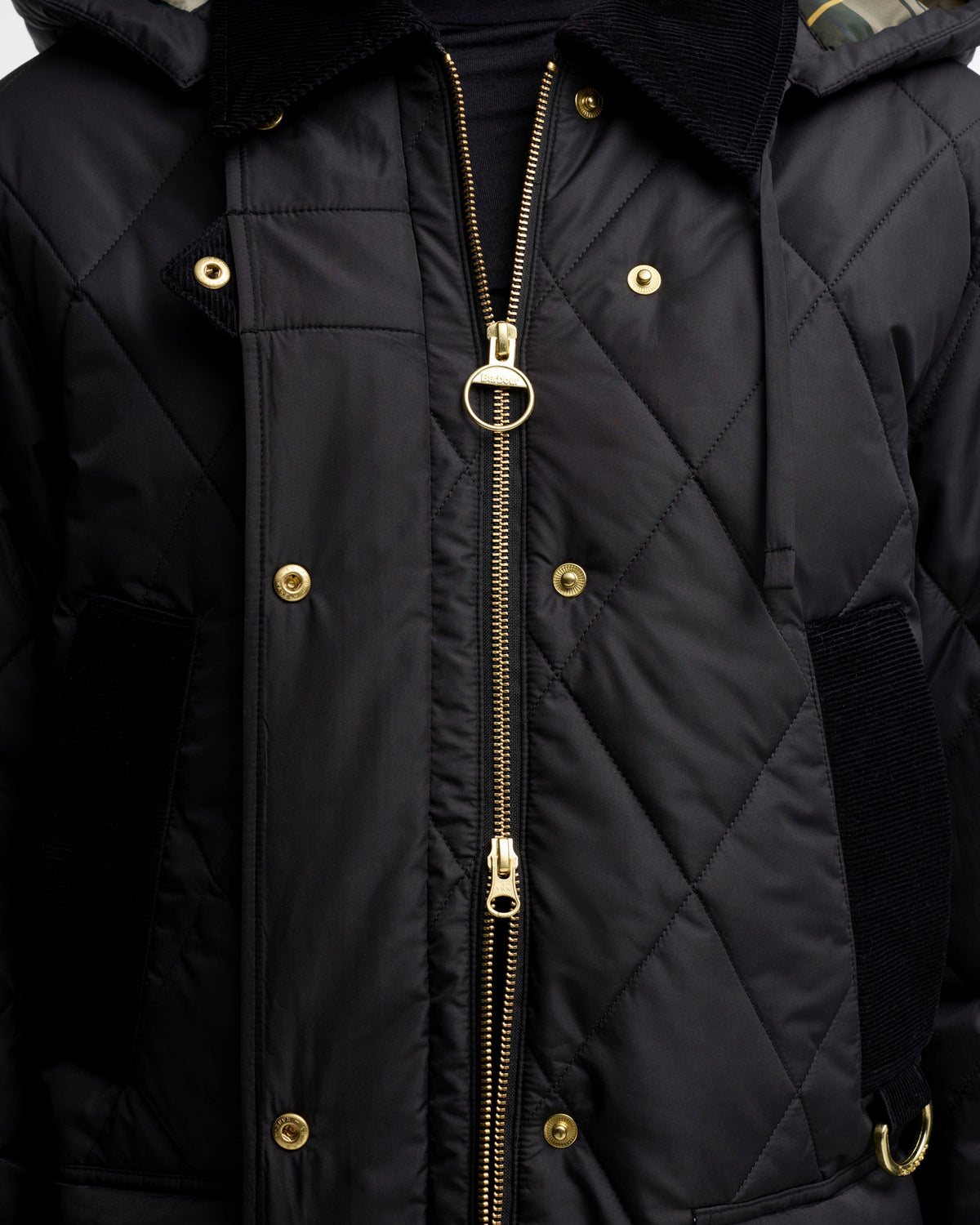 Barbour Coats Rudson Quilted Jacket - Black/Ancient